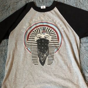 Crooks and Castles Baseball Tee